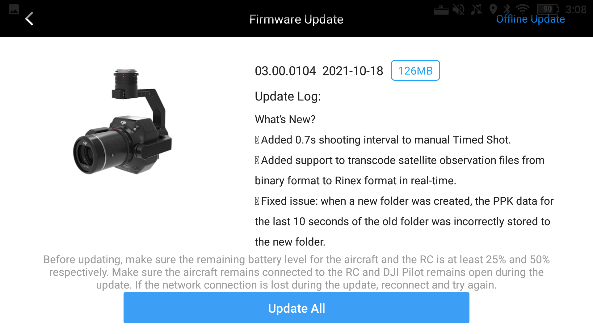 Mavic 2 pro firmware deals update 2021