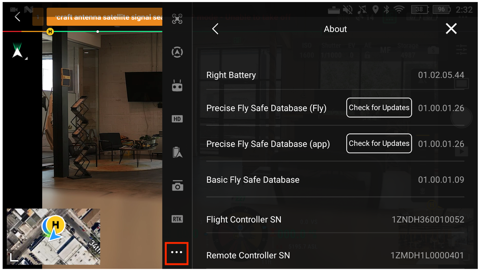 Dji precise fly hot sale safe database update