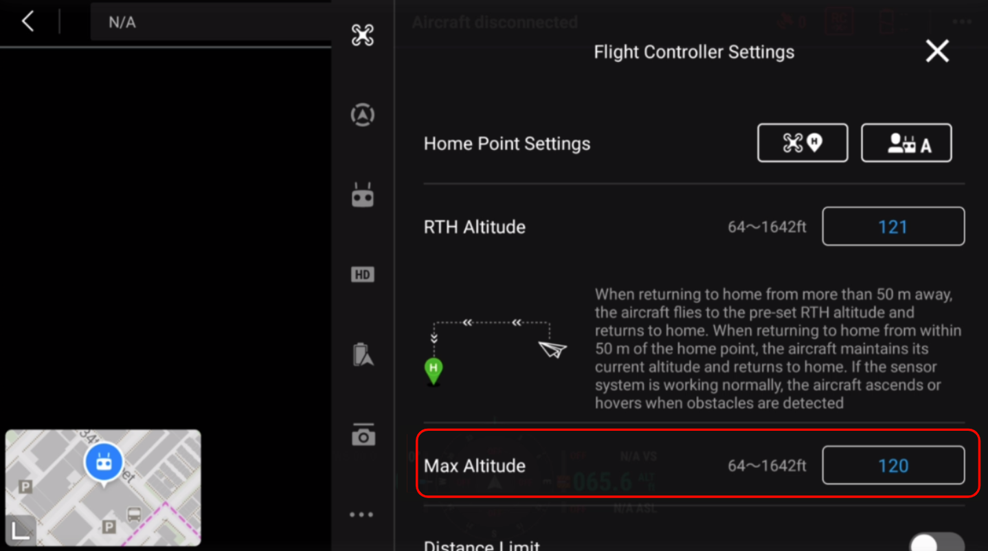 Phantom 4 flight store distance