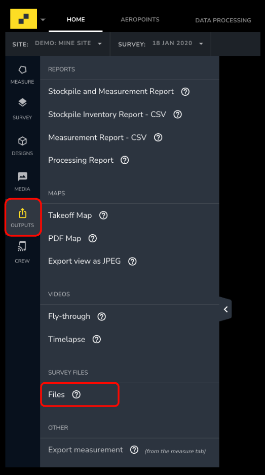 Outputs Tab Survey Files.png