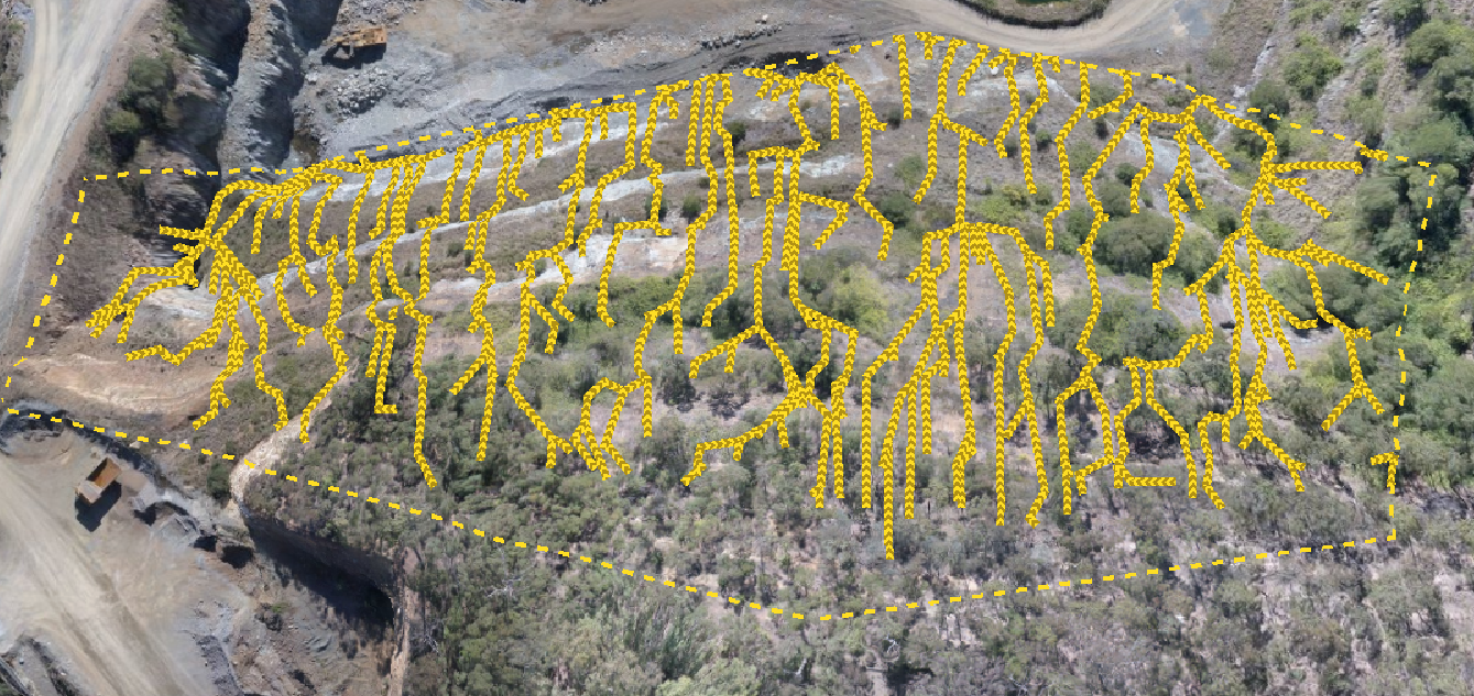 Catchment Watershed Analysis Show Stream Network Example.png