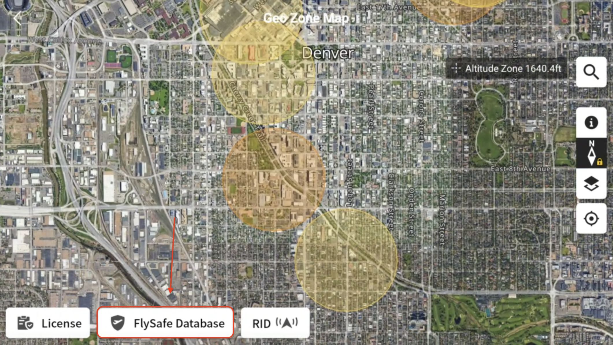 Pilot 2 FlySafe Database Button.png