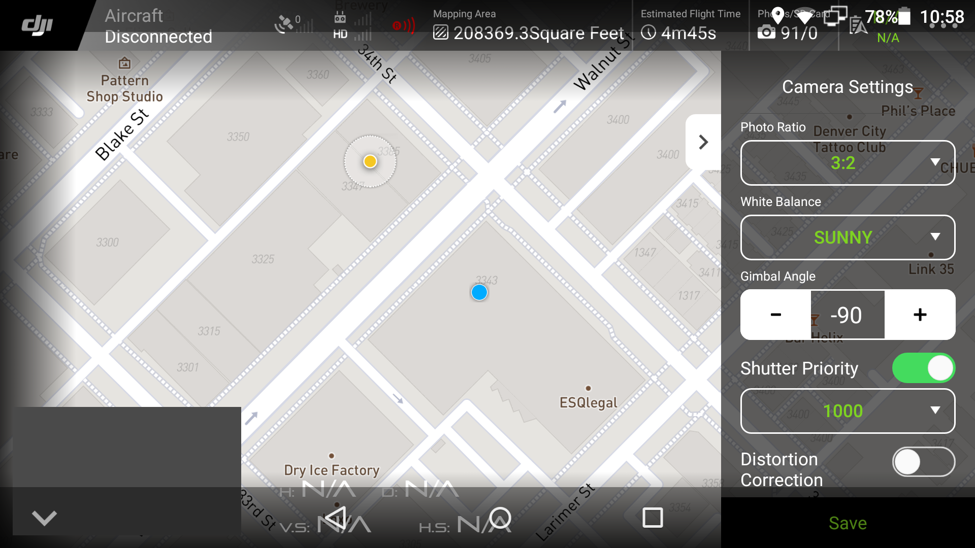 Phantom 4 rtk camera settings discount