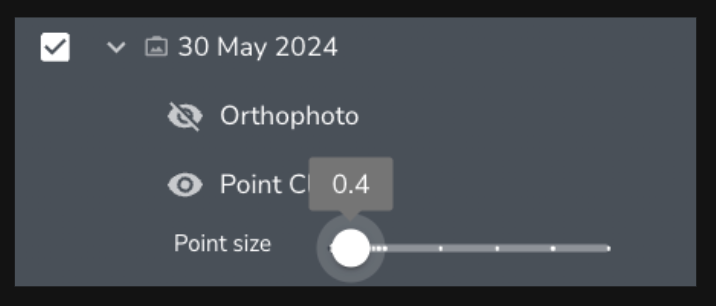 Survey Explorer Change Point Cloud Size.png