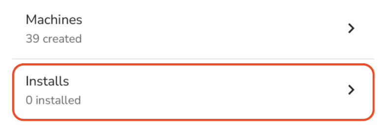 DirtMate Installs Tab.png