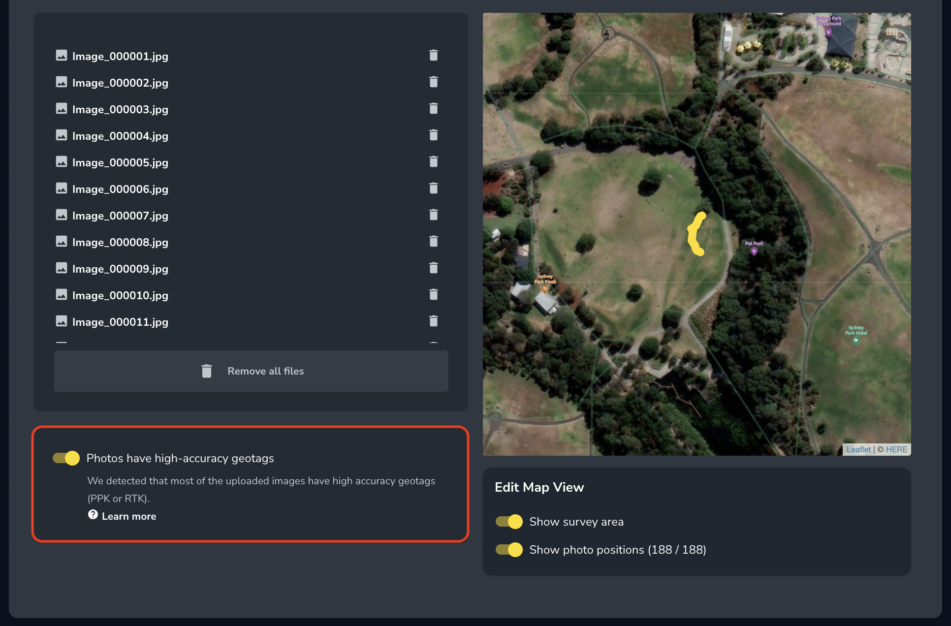 viDoc All Photos Have High-Accuracy Geotags Toggle.png