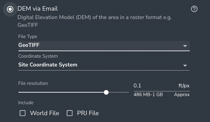 DEM via Email Window.png