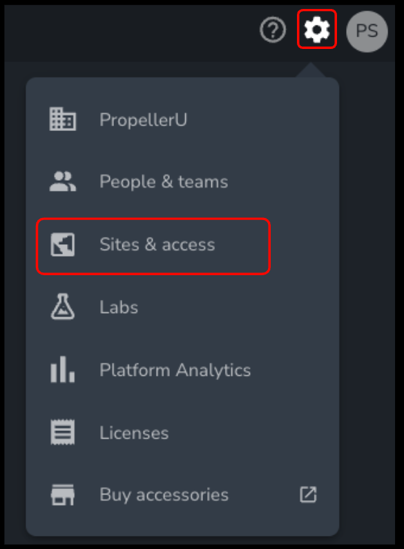 Settings Sites and Access From Portal Settings.png
