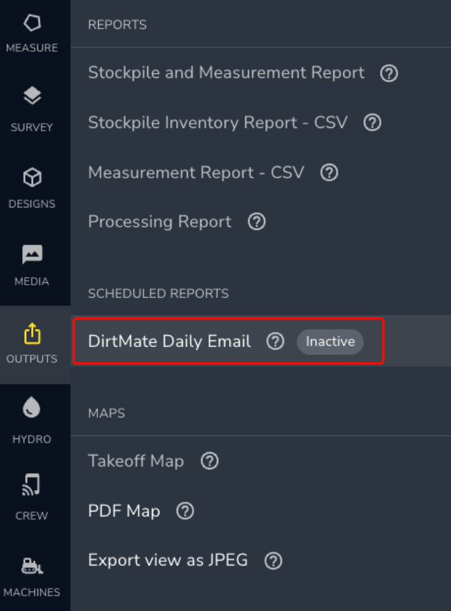 Create New DirtMate Daily Email.png