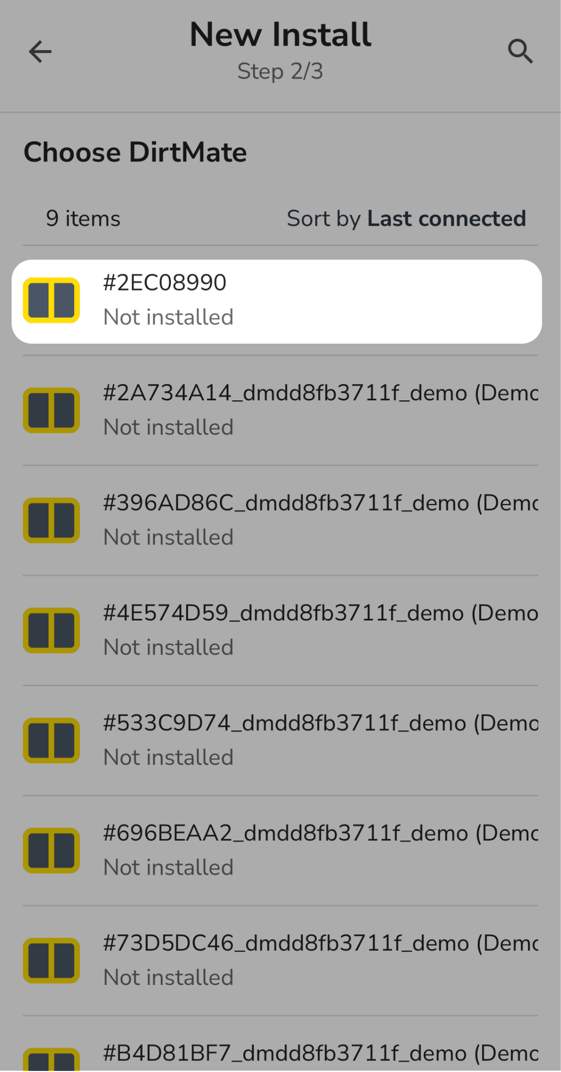 DirtMate Not Installed List.png