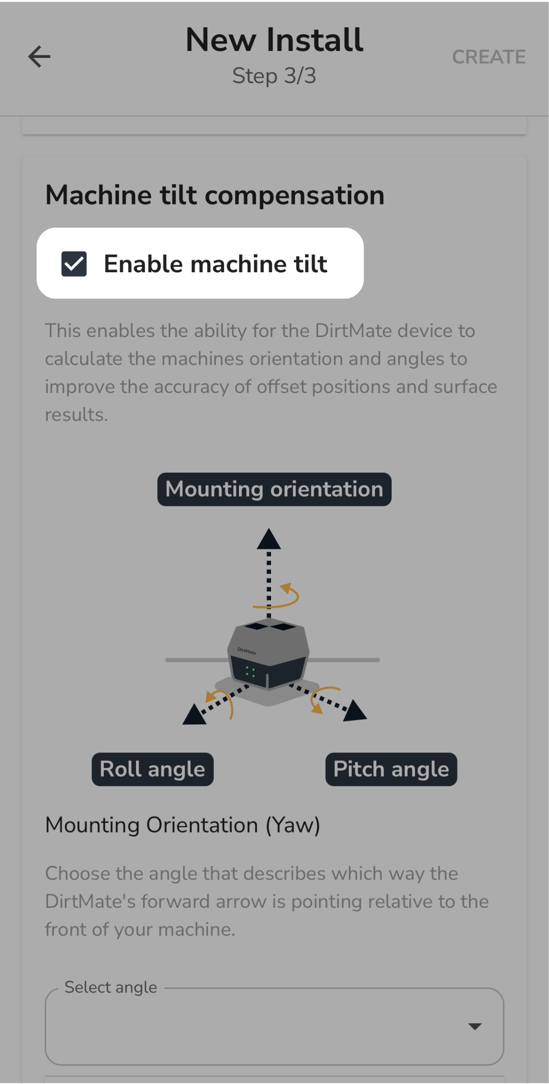 DirtMate New Install Enable Machine Tilt.png