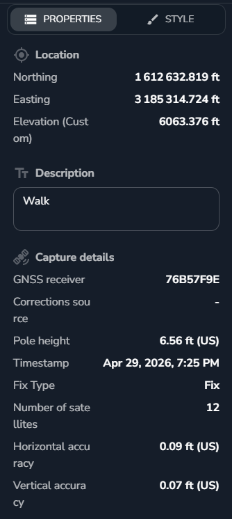 DM RTK Platform Rover Point Properties.png