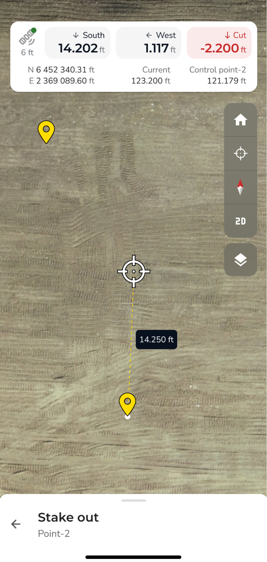 DM RTK Mobile Stake out Point Deltas.png