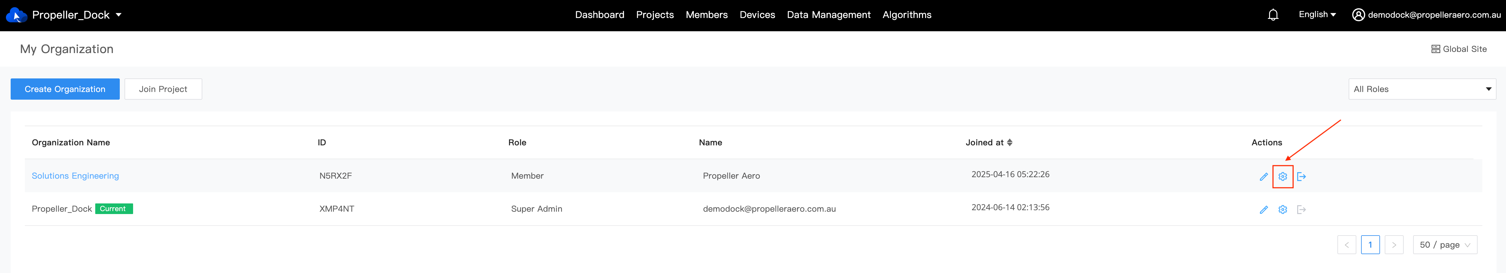 FlightHub My Organization Settings Icon.png