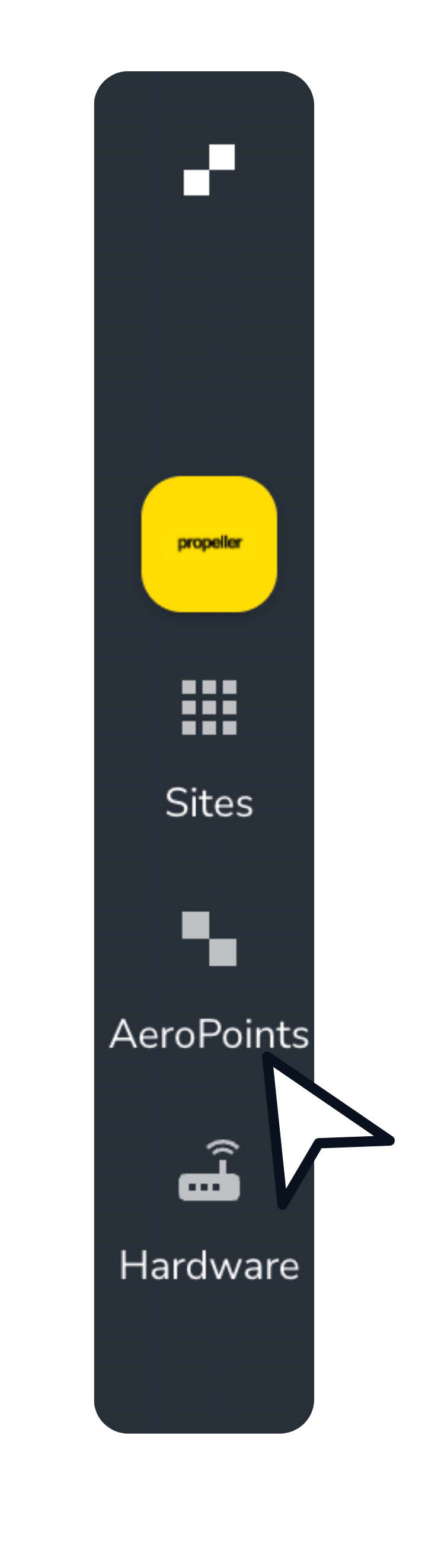 Menu Side Bar AeroPoints Tab.png
