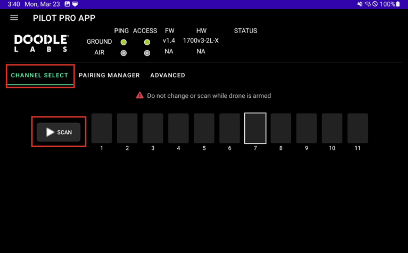Pilot Pro App Scan Channel.png